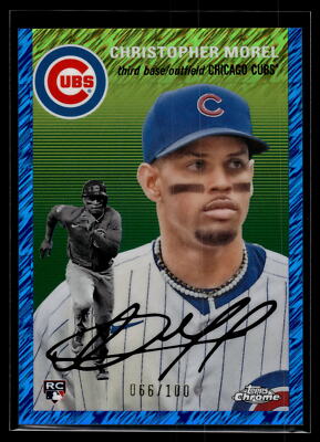 Christopher Morel 2023 Topps Chrome Platinum Blue Shimmer Refractor /100 #184