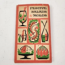 Rare - Festive Salads & Molds Peter Pauper Press 1966 First Edition HCDJ Vintage