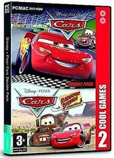 Disney Pixar Cars Double Pack PC DVD Computer Video Game Mint Condition UK Relea