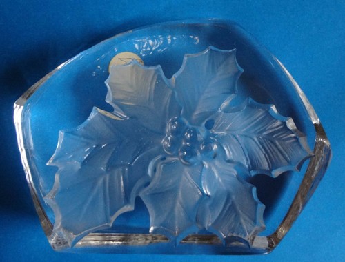 VERSACE BY ROSENTHAL, GERMANY MEDUSA Opalescent White CRYSTAL