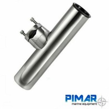 Portacanna Per Barca in Acciao Inox Per T-Top e Roll Bar Per tubi Ø mm 25-32