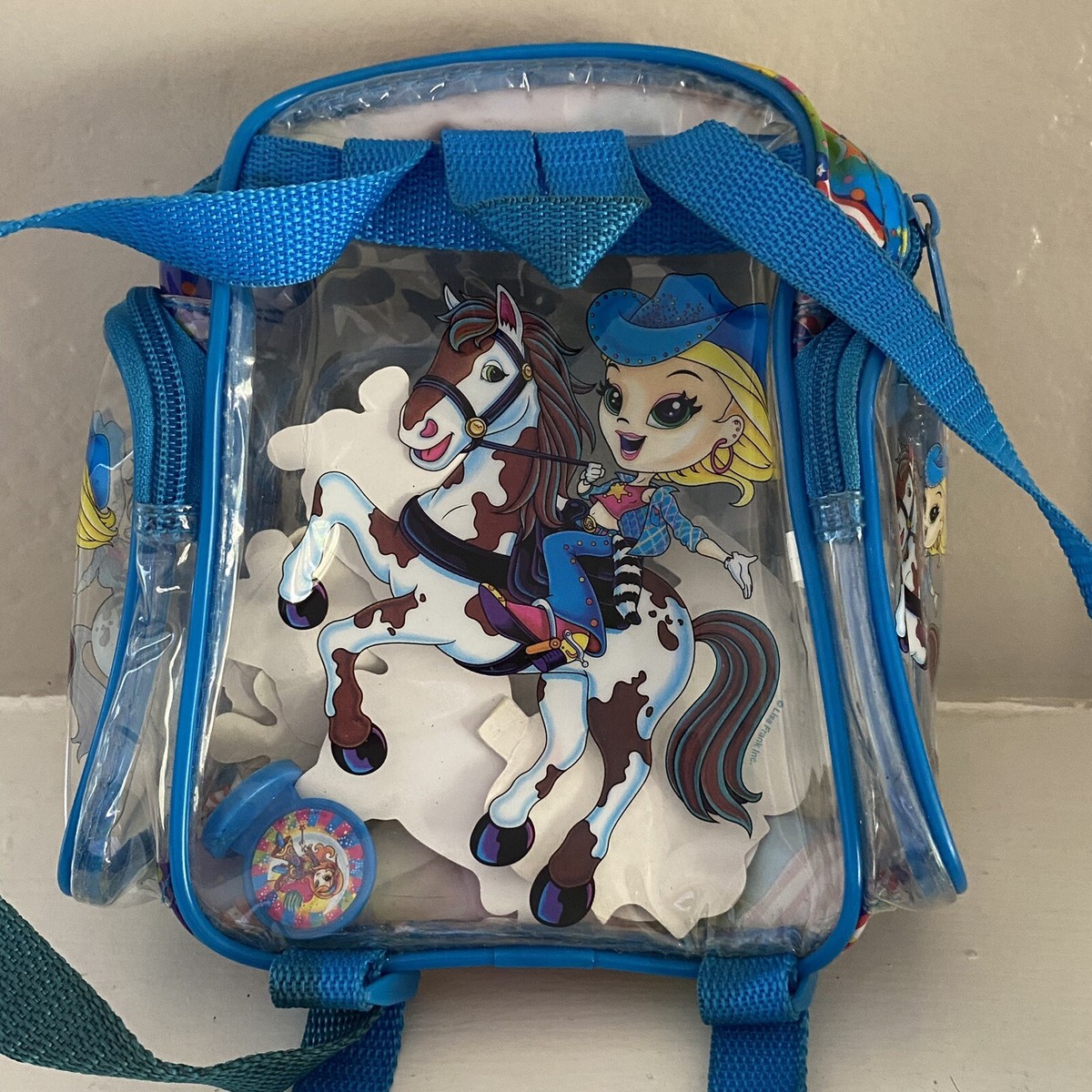Vintage Y2K Lisa Frank American Cowgirl Mini Backpack 8