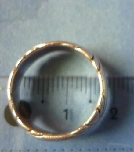 Vintage USSR Soviet Art Jewelry Sterling Silver RING 925 17mm - Picture 6 of 10
