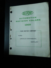 1969 Ford Dupont Paint Chips