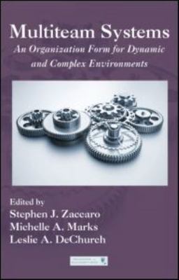 Multiteam Systems: An Organization Form - hardcover, Zaccaro, 9781848728691, new