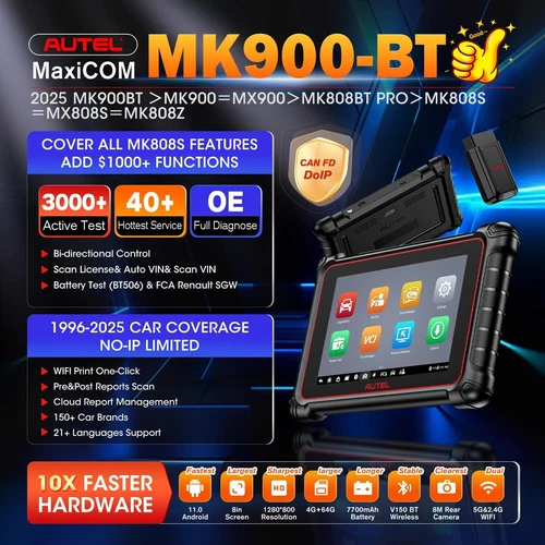 2025 Autel MaxiCOM MK900BT PRO Auto Diagnostic Scanner Tool Upgraded MK808BT PRO - Picture 2 of 17