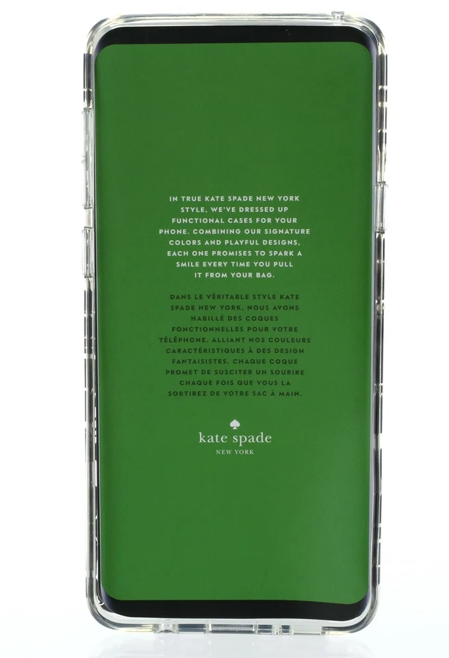 Kate Spade New York 256619 女式花卉金属三星 Galaxy S9 Plus 保护壳 — 第 2/2 张图片