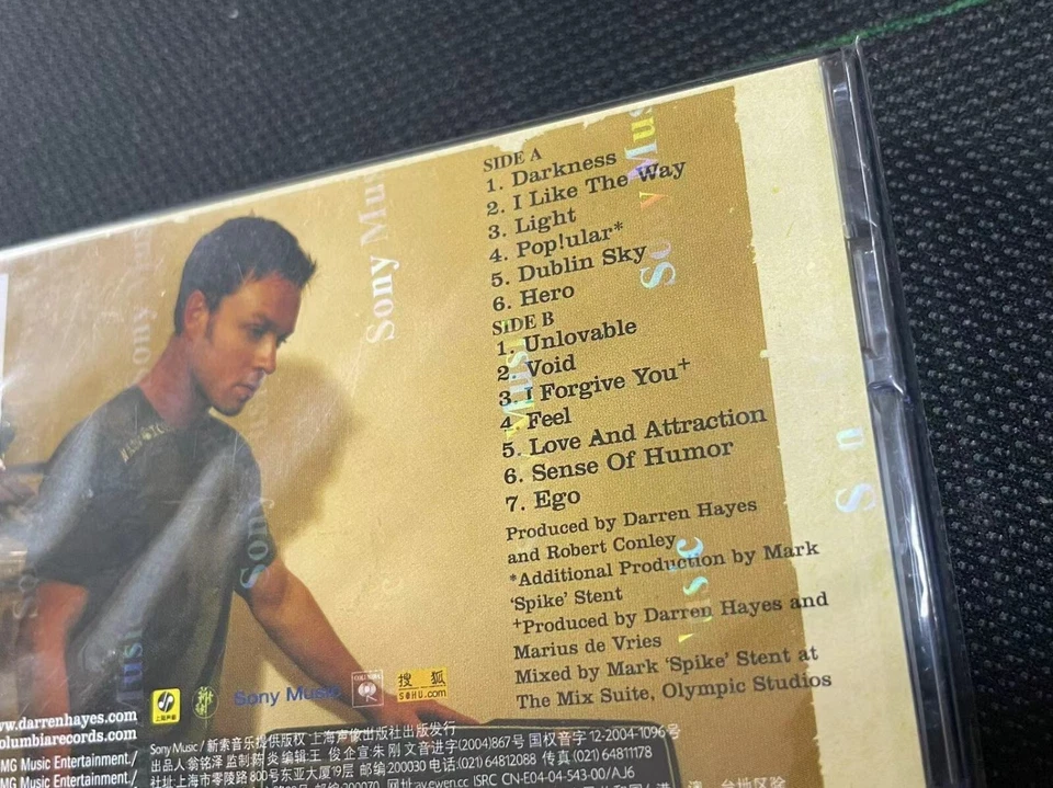 Savage Garden Darren Hayes The Tension and the China First Cassette Tape Sealed — 第 3/4 张图片