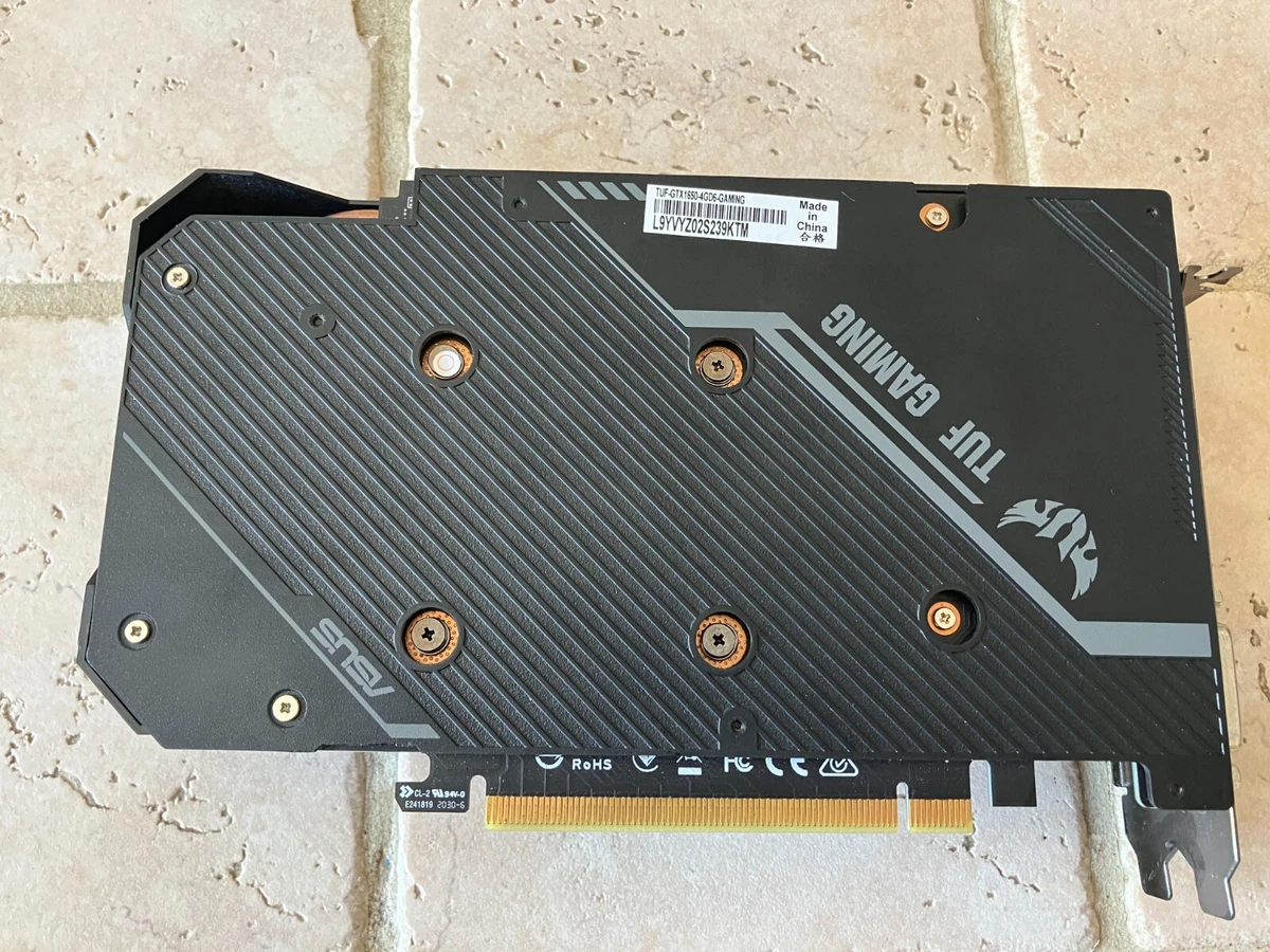 ASUS GeForce GTX 1650 OC Edition 4GB GDDR6 Video Card TUF-GTX1650