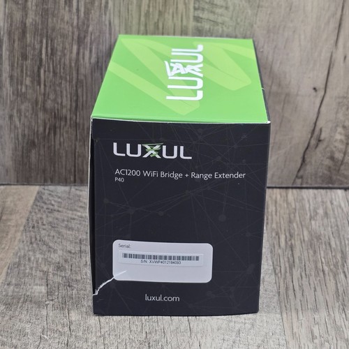 LUXUL AC1200, Wi-Fi Bridge and Range Extender P40 Open Box - Afbeelding 2 van 6