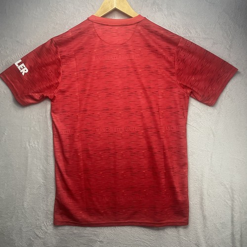 Adidas Manchester United 2020/21 Home Football Shirt Red Men’s Size XL #0652 - Picture 4 of 6