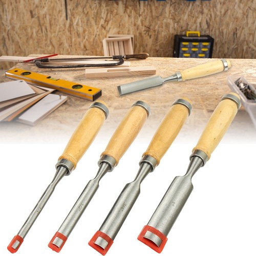 4PCS Wood Carving Gouge Chisel Set Half-Round Hand Tools for ...