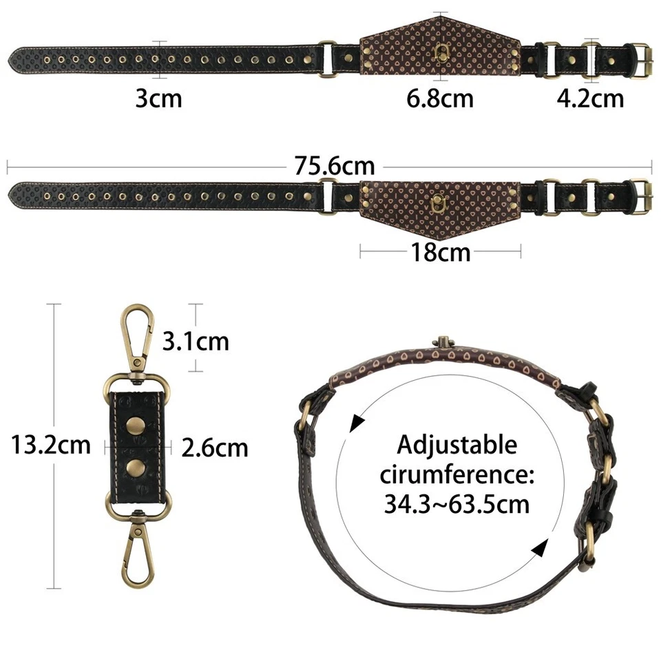 Bracelete Rebellion Reign couro ecológico coxa e pulso contenção bondage BDSM - Imagem 4 de 4