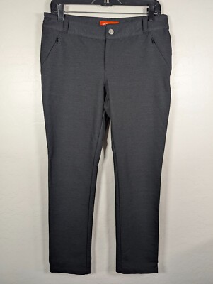 Merrell Pants Women's Size 8 Amber Softshell SelectDry Charcoal Gray Zip Pockets