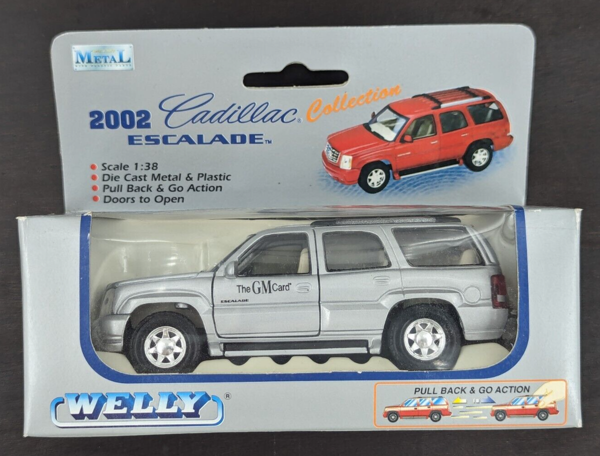 Welly 2002 Cadillac Escalade Collection Pull Back & Go Action 1:38