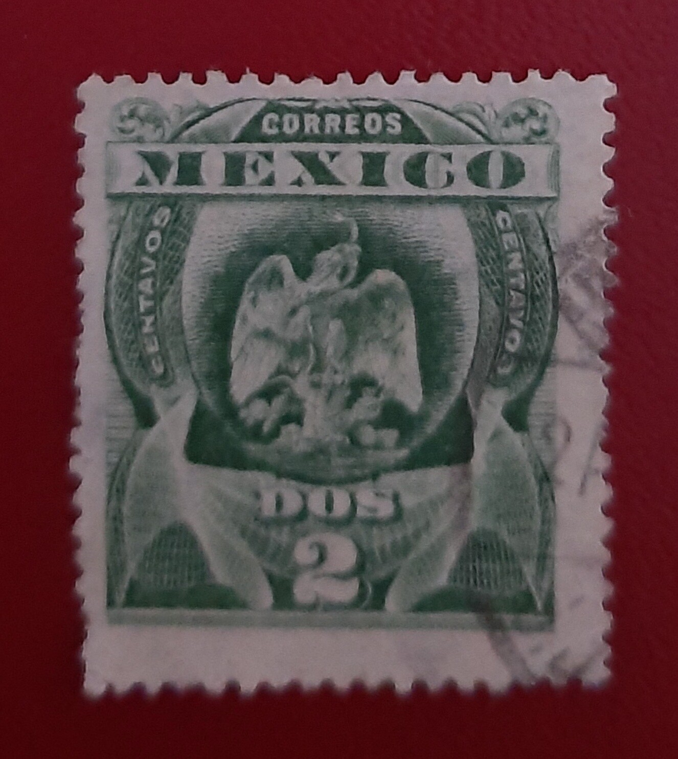 STAMP MEXICO 2 dos CENTAVOS green used stamp eBay