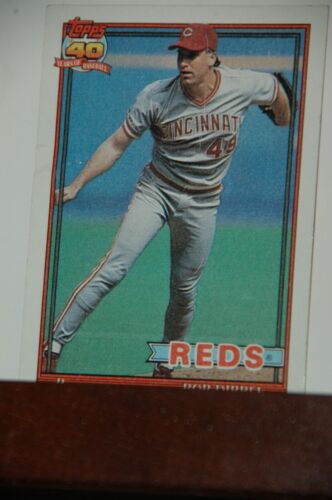 1991 Topps 40 Years of Baseball Rob Dibble #662 Cincinnati Reds GOOD FREE SHIP !
