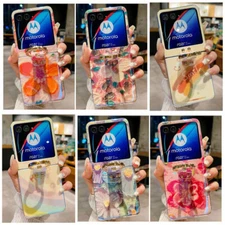 Luxury Flower Ring Holder Case For Motorola Razr+2025 2024 2023 60/50/40Ultra