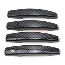 Cubierta de manija de puerta exterior de auto estilo fibra de carbono para Chevrolet Cruze 2011-2015