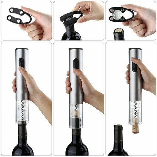 Elektrische Korkenzieher Korkenzieher Elektro Weinöffner Weinflaschenöffne - Bild 9 von 12
