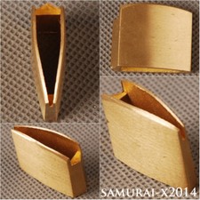 Brass Habaki collar SMALL SIZE for Japanese Samurai Tanto Swords