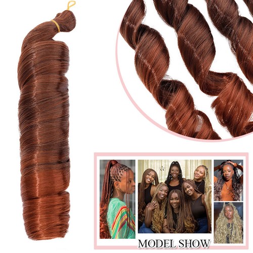 Afro Twist French Curls Braiding Zöpfe Braids Haarverlängerung Lockig 24" Ombre - Bild 26 von 31