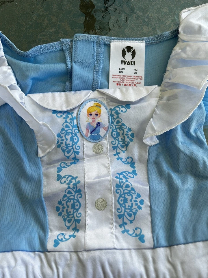 Fantasia de festa Alice no País das Maravilhas bebê menina princesa tutu 2T - Imagem 2 de 3