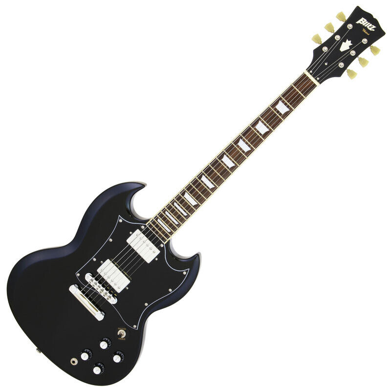 Blitz by Aria SG Type BSG-STD BK Electric Guitar W/Gig Bag Blitz by Aria SG Type BSG-STD BK Electric Guitar W/Gig Bag