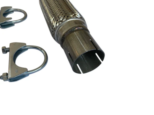 TUBO DE ESCAPE FLEXIBLE SE ADAPTA PEUGEOT 207 207CC 208 FLEX ESCAPE REPARACIÓN JUNTA DE TUBO Foto 4 de 4