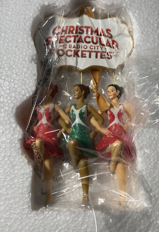 Radio City 3 Rockettes Ornament