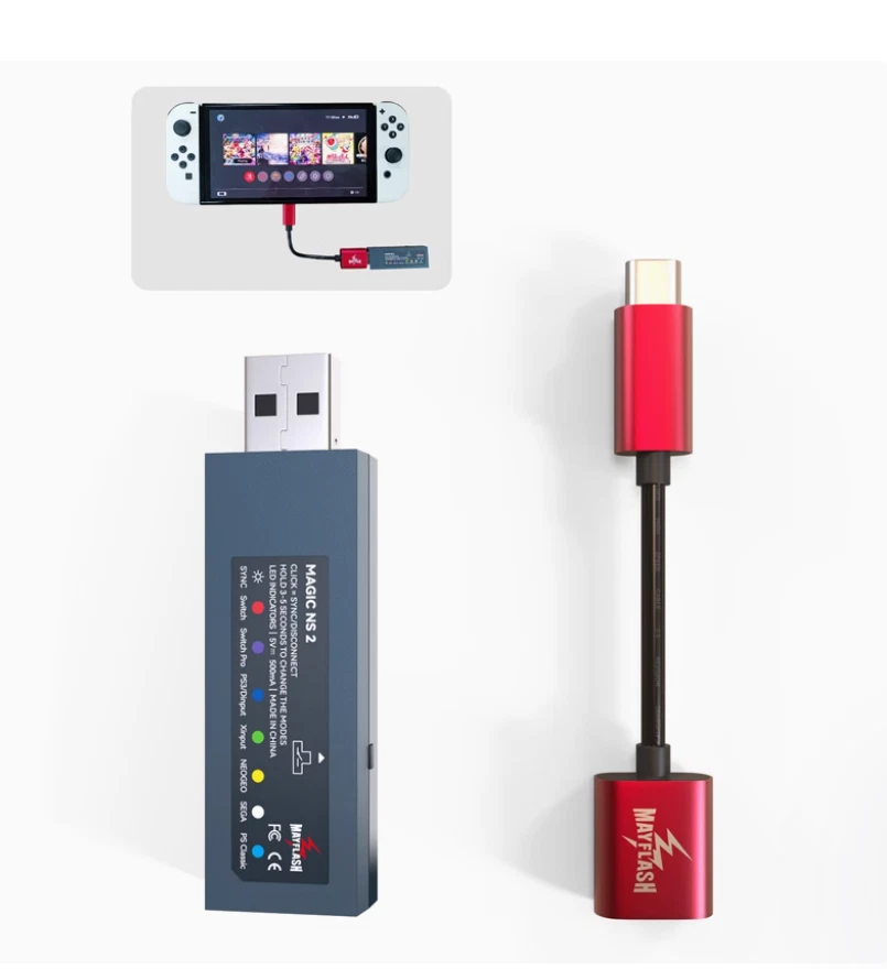Mayflash Magic-NS2 Adapter for PS3 PS4 Xbox360 One Controller to Nintendo Switch - Image 3 of 4
