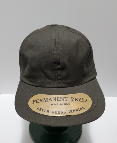 Sombrero de Trabajo Sanforizado De Colección 7-1/8, Hecho en EE. UU. Visera Texon Gorra de Trabajo Nunca Planchar - Imagen 1 de 4