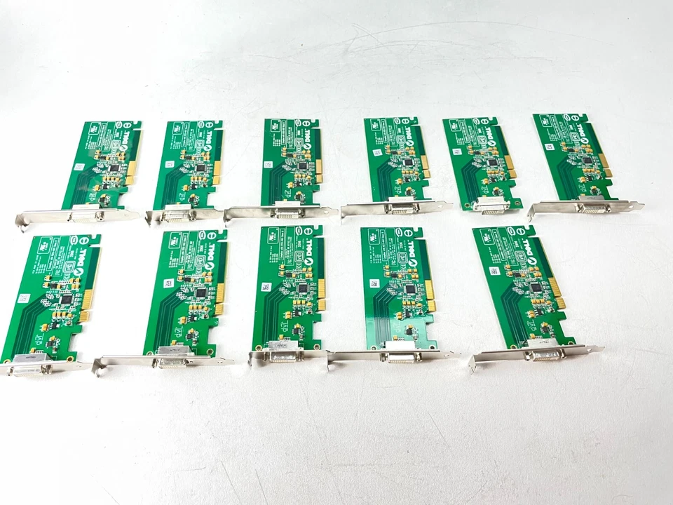 Lot of 11 Dell 0FH86 KH276 0KH276 Sil 1364A ADD2-N PCIe DVI-D full height GPU - Image 2 of 4