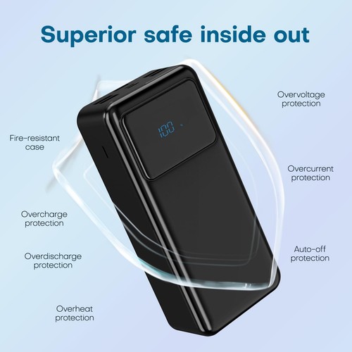 Portable Charger 50000mAh Power Bank,22.5W USB C Fast Charging External Batte... - Picture 8 of 8