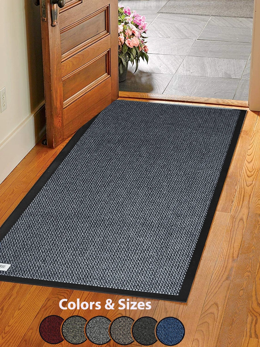 Barrier Mat Grey Dirt Trapper Rug Hallway Runner Door Mat 