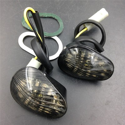 Flush Mount LED Turn Signals Lights Indicator For YAMAHA YZF R1 R6 R6S