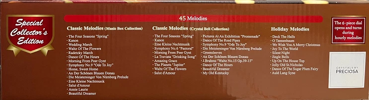 2024 Seiko Melodies in Motion Clock - Limited Edition 45 Melodies! Free shipping - Image 3 of 4