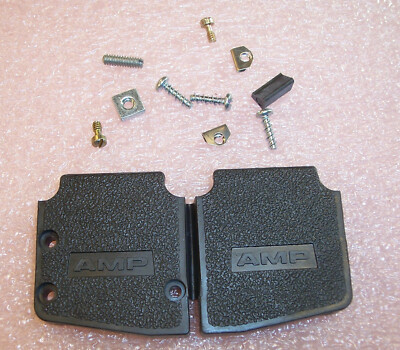 QTY (5) 206478-3 AMP 25 POSITION PLASTIC HINGED D-SUB BACKSHELL KITS HDE20 HDP20