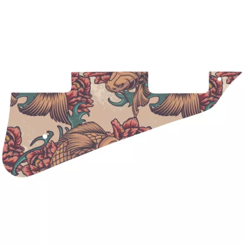 Pickguard For Gibson Les Paul Standard & Custom USA koi fish
