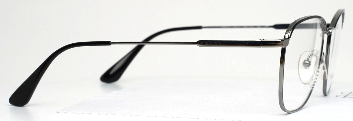 PRADA VPR57V M4Y-1O1 Black Silver Unisex Square Full Rim