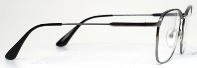 PRADA メガネ　VPR57V PRADA VPR57V M4Y-1O1 Black Silver Unisex Square Full Rim