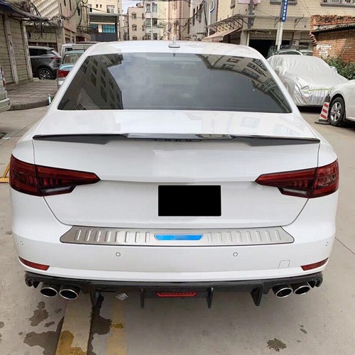 Alerón trasero de fibra de carbono real para Audi A4 B9 Sline S4 sedán 2017-20 - Imagen 5 de 12