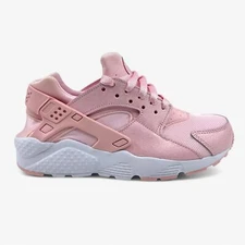 Nike Huarache Run SE GS Prism Pink White Kids Athletic Sneaker