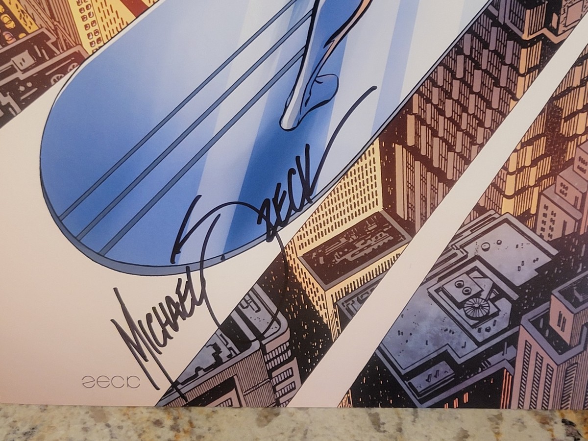 SILVER SURFER Art Print Signed by Artist Mike Zeck 11x17 w/COA | eBay