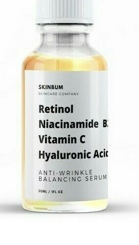 Retinol, Niacinamide B3, Vitamin C, Hyaluronic Acid, Anti-Aging Wrinkle SERUM - Picture 3 of 4