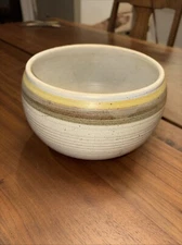 7” Stoneware  Pottery Bowl Handmade Signed By Artist  Carol Sevick