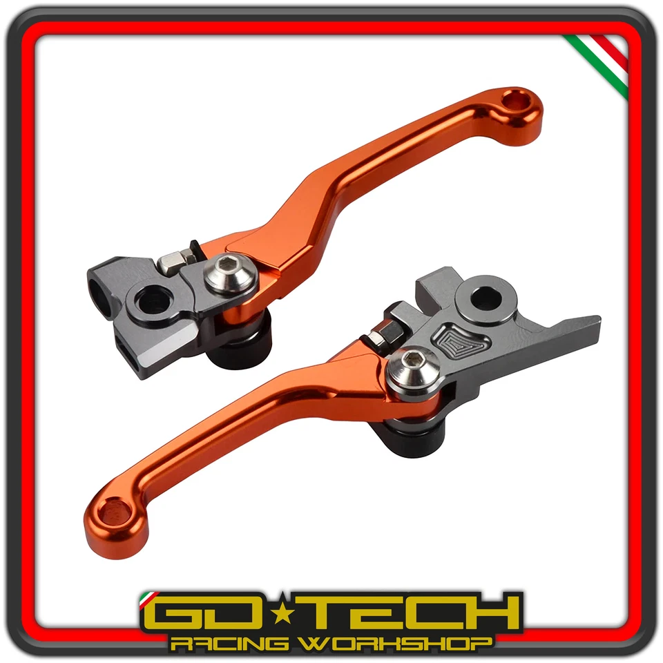 LEVE FRENO FRIZIONE ANTIROTTURA SNODATE CNC KTM EXC EXCF SX SXF XC XCF XCW XCFW - Immagine 2 di 4