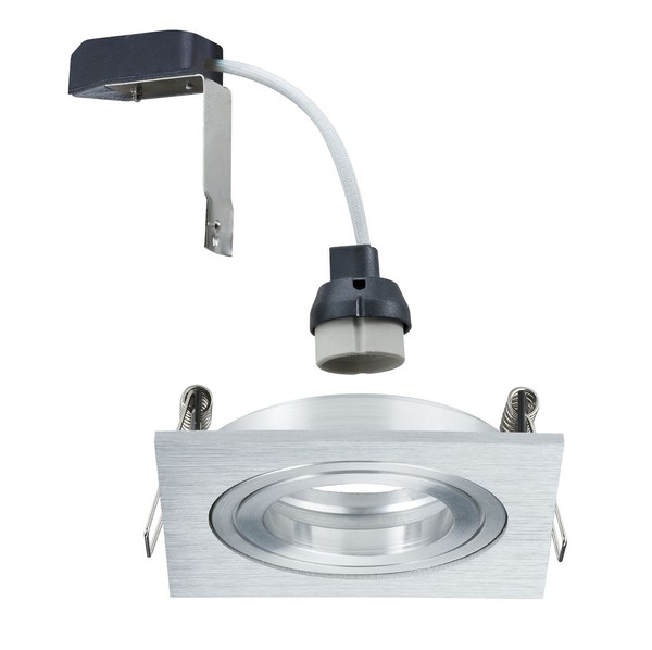 Paulmann Premium Einbauleuchten Drilled Alu Eckig Schwenkbar Max.1X40W 230V GU1-image