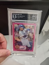 💎 2023 Topps Chrome Pink Mookie Betts Arena Club 9.5💎