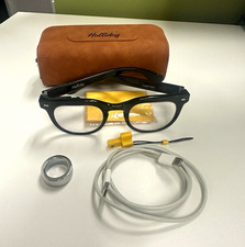 Halliday AI Smart Glasses with Size 10 Ring, Case, Charger   